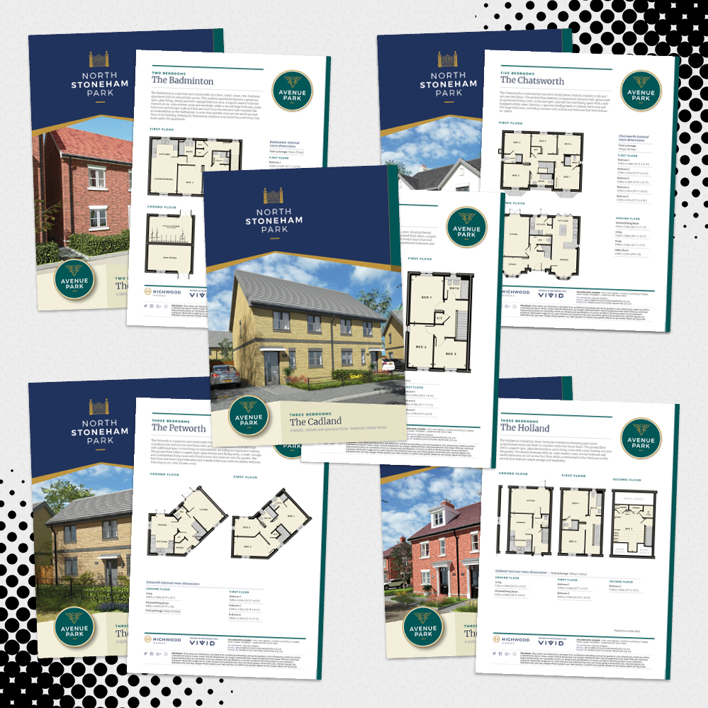 Floor Plans Brochure Remote Freelance Creative Artworker Graphic Designer Southampton Hampshire UK